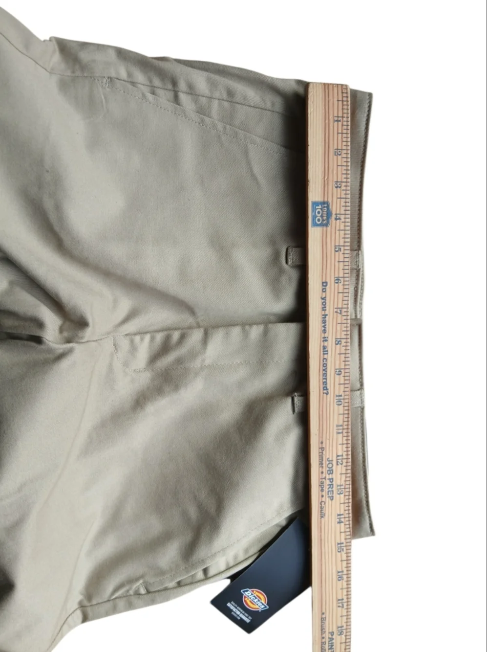 Dickies Women's Size 27 Khaki Straight-Leg Work Chinos
